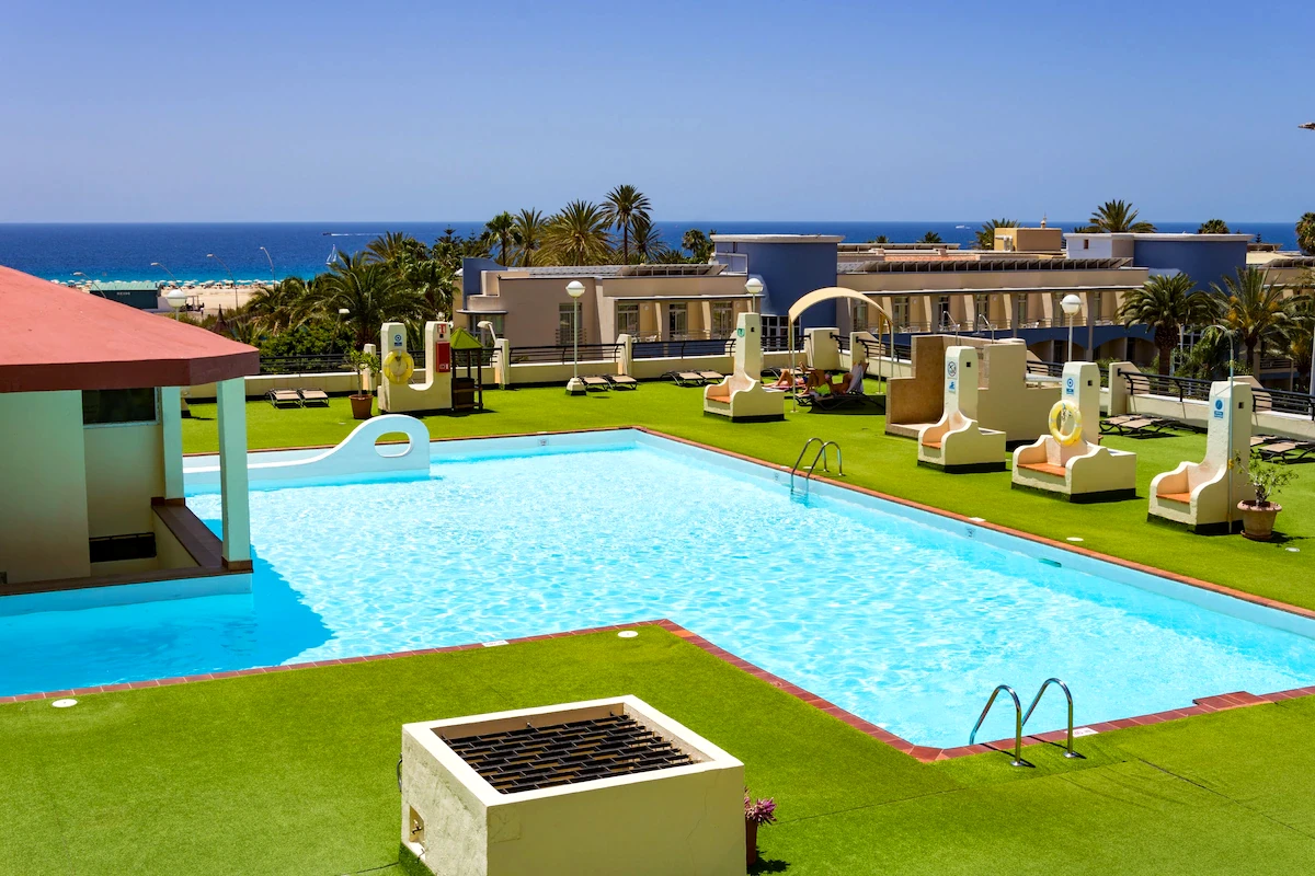 Piscina en el residencial